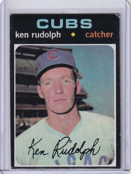 1971 Topps Baseball #472 Ken Rudolph - Chicago Cubs