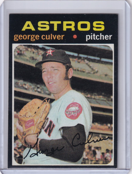 1971 Topps Baseball #291 George Culver - Houston Astros