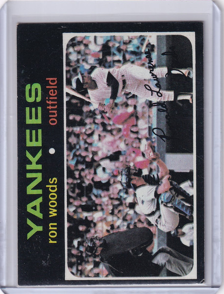 1971 Topps Baseball #514 Ron Woods - New York Yankees