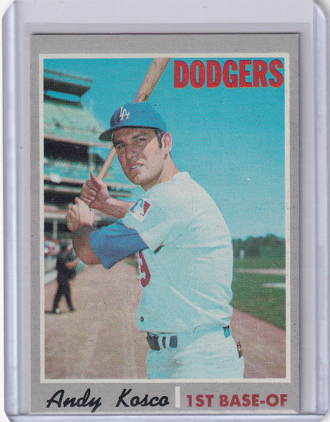 1970 Topps Baseball #535 Andy Kosco - Los Angeles Dodgers