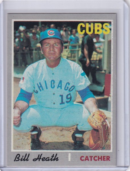 1970 Topps Baseball #541 Bill Heath - Chicago Cubs
