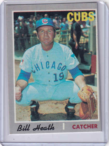 1970 Topps Baseball #541 Bill Heath - Chicago Cubs