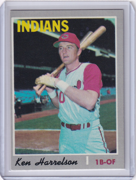 1970 Topps Baseball #545 Ken Harrelson - Cleveland Indians