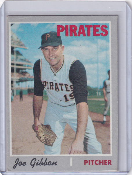 1970 Topps Baseball #517 Joe Gibbon - Pittsburgh Pirates