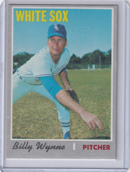 1970 Topps Baseball #618 Billy Wynne - Chicago White Sox RC