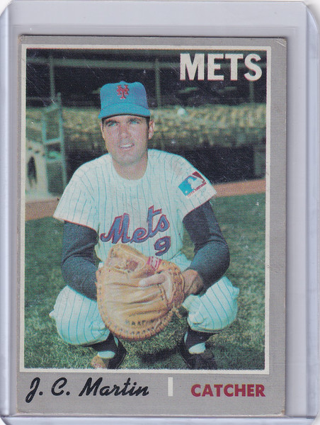 1970 Topps Baseball #488 J.C. Martin - New York Mets