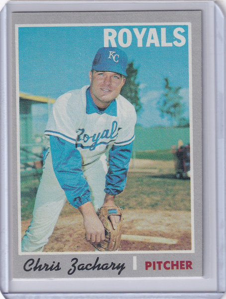 1970 Topps Baseball #471 Chris Zachary - Kansas City Royals