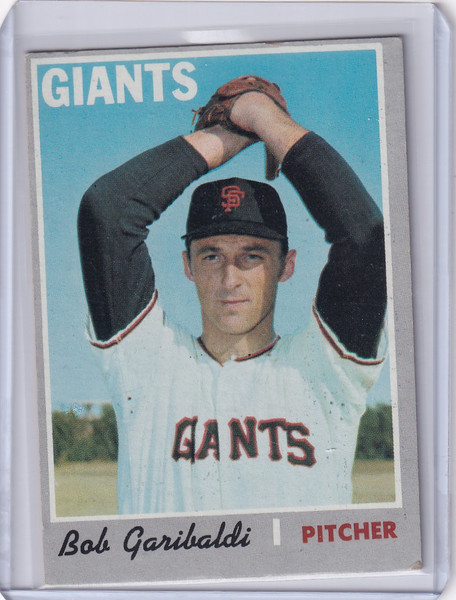 1970 Topps Baseball #681 Bob Garibaldi - San Francisco Giants RC