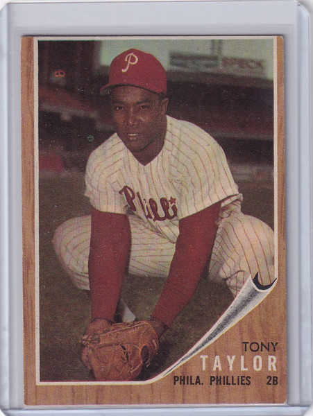 1962 Topps #77 Tony Taylor - Philadelphia Phillies