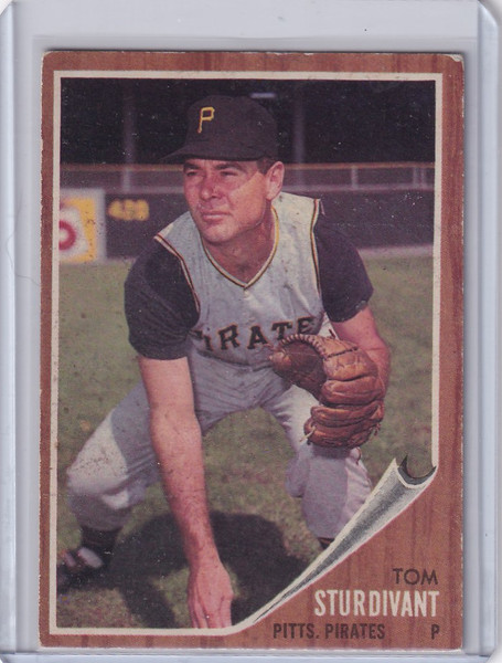 1962 Topps #179 Tom Sturdivant - Pittsburgh Pirates