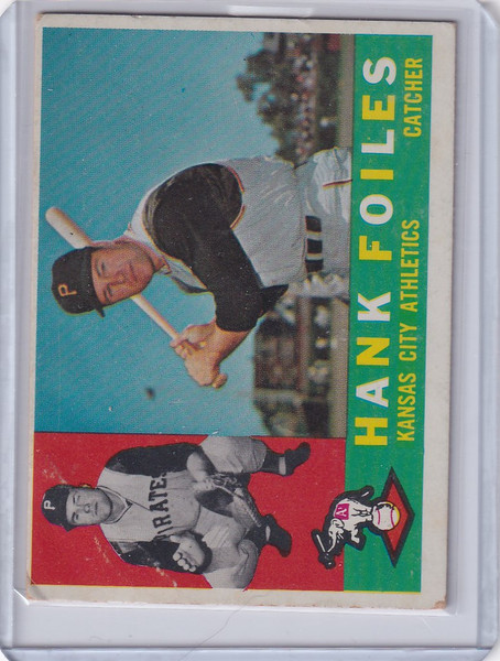 1960 Topps #77 Hank Foiles - Kansas City Athletics