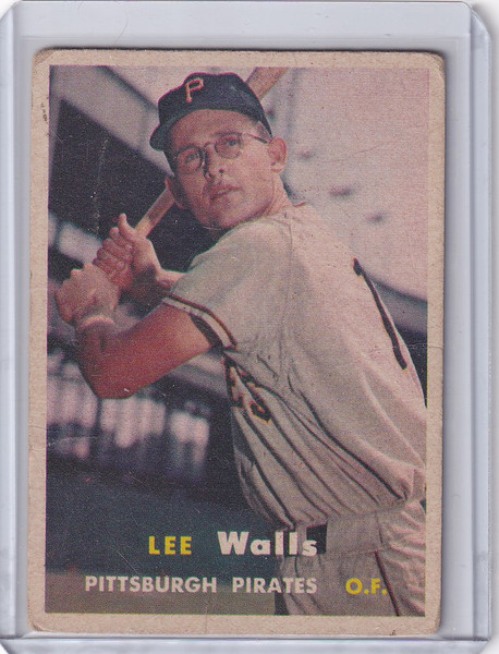 1957 Topps Baseball #52 Lee Walls - Pittsburgh Pirates