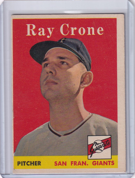 1958 Topps #272 Ray Crone - San Francisco Giants