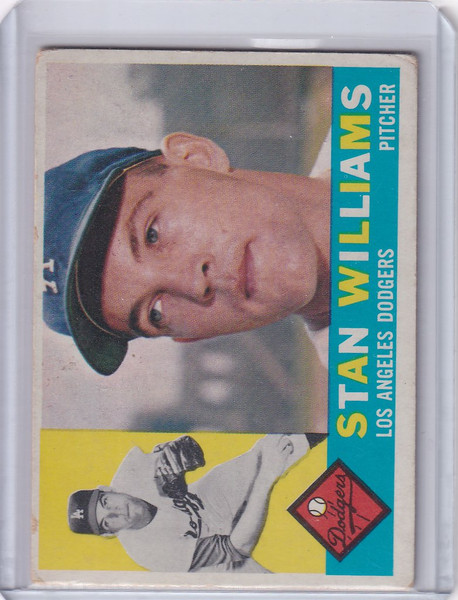 1960 Topps #278 Stan Williams - Los Angeles Dodgers