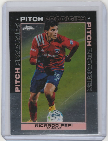 2020-21 Topps Chrome MLS Pitch Prodigies #193 Ricardo Pepi FC Dallas Forward