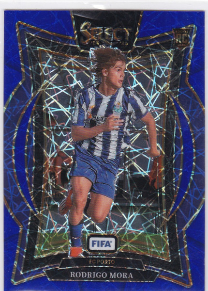 2024-25 Panini Select FIFA #50 Rodrigo Mora Tereance RC Blue Lazer