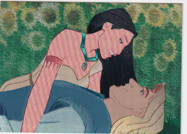 1995 SKYBOX POCAHONTAS #4 FOIL INSERT- DISNEY