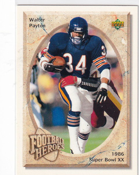 1992 UPPER DECK #24 WALTER PAYTON- CHICAGO BEARS