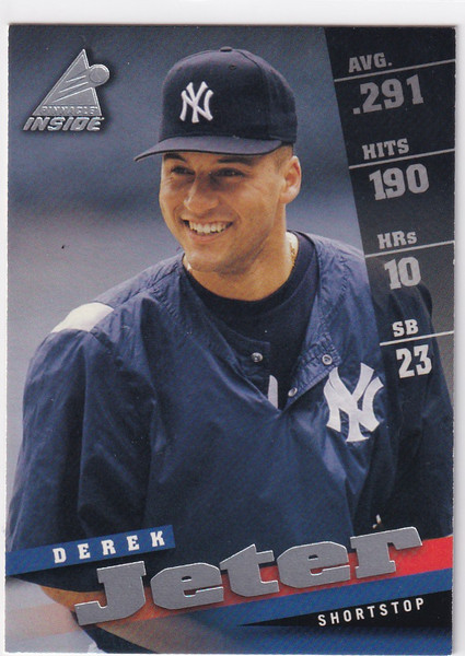 1998 PINNACLE #2 DEREK JETER INSIDE- NEW YORK YANKEES