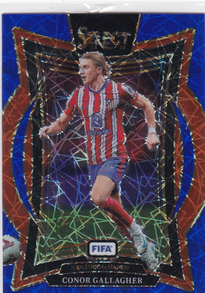 2024-25 Panini FIFA Select #10 Conor Gallagher Blue Lazer Prizm