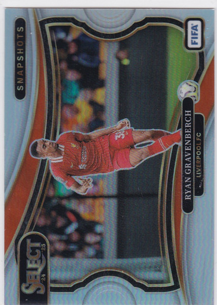 2024-25 Panini FIFA Select # 15 Ryan Gravenberch Snapshots Prizm Liverpool