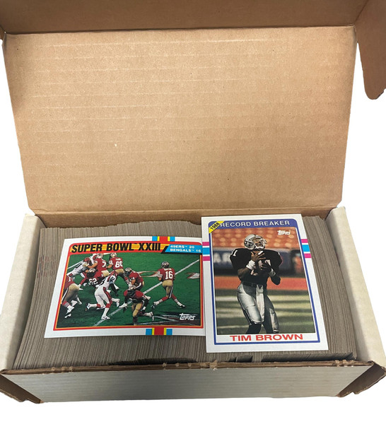 1989 Topps Football Set (1-396) Hand Set