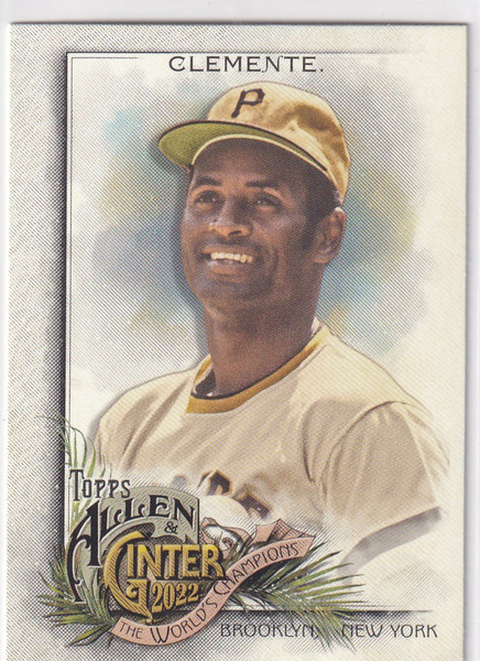 2022 TOPPS ALLEN & GINTER #54 ROBERTO CLEMENTE WORLD CHAMPION- PITTSBURGH PIRATE