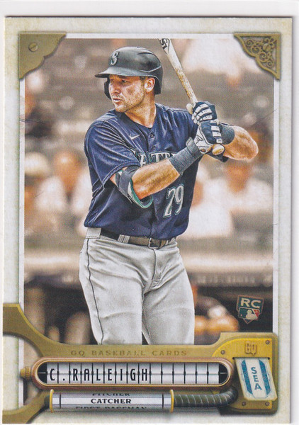 2022 TOPPS ALLEN & GINTER #185 CAL RALEIGH- SEATTLE MARINERS