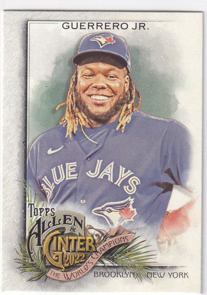 2022 TOPPS ALLEN & GINTER #97 VLADIMIR GUERRERO JR CHAMPION- TORONTO BLUE JAYS