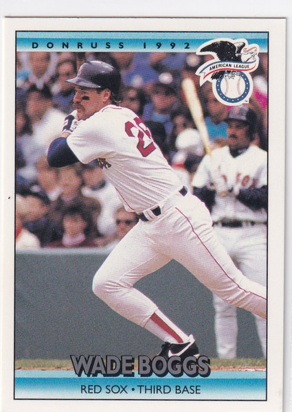 1991 LEAF #23 WADE BOGGS- BOSTON RED SOX