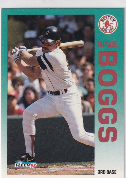 1992 FLEER #32 WADE BOGGS- BOSTON RED SOX