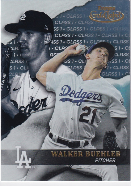 2020 TOPPS GOLD LABEL #50 WALKER BUEHLER- LOS ANGELES DODGERS