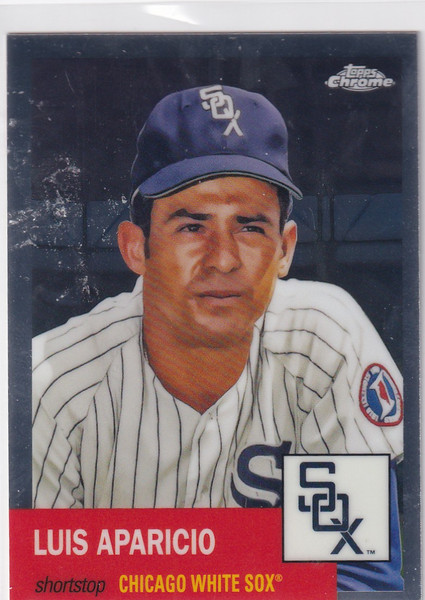2022 TOPPS CHROME PLATNIUM #301 LUIS APARICIO- CHICAGO WHITE SOX
