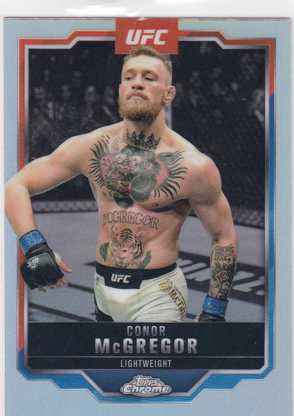 2025 Topps Chrome UFC #101 Conor Mcgregor Refractor