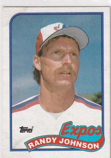 1989 TOPPS #647 RANDY JOHNSON- WASHINGTON EXPOS