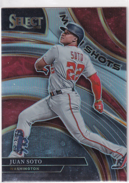 2022 SELECT #MS18 JUAN SOTO MOON SHOTS REFRACTOR- WASHINGTON NATIONALS