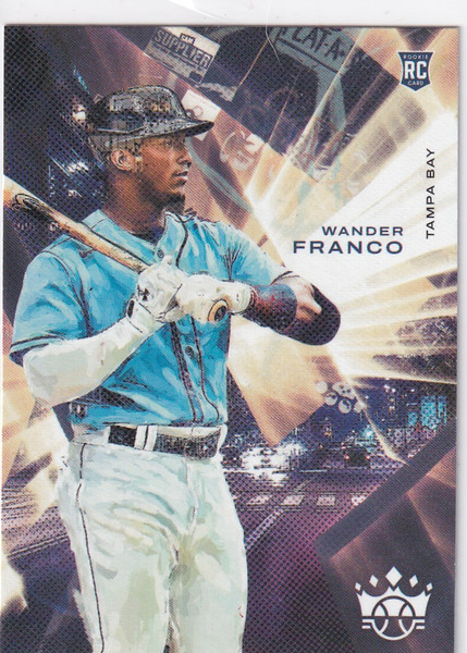2022 DIAMOND KINGS #95 WANDER FRANCO- TAMPA BAY RAYS