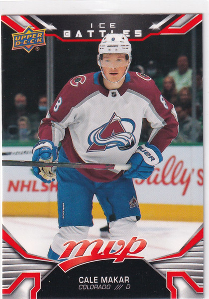 2022-23 UPPER DECK MVP #8 CALE MAKAR- COLORADO