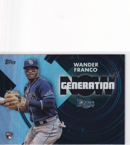 2022 TOPPS #GN-4 WANDER FRANCO GENERATION NOW- TAMPA  BAY RAYS