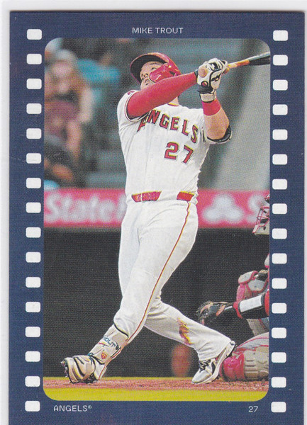 2026 Topps Heritage Ready and Action #RA-MT Mike Trout Angels