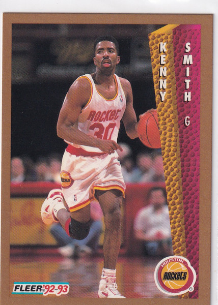 1992 FLEER #85 KENNY SMITH- HOUSTON ROCKETS