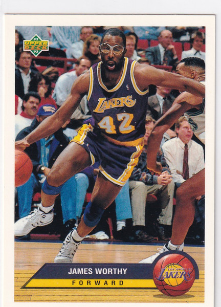 1993 UPPER DECK #P21 JAMES WORTHY- LOS ANGELES LAKERS