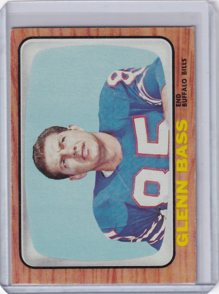 1966 Topps Football #17 Glenn Bass - Buffalo Bills