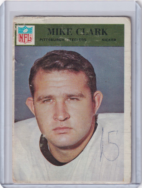 1966 Philadelphia Football #148 Mike Clark - Pittsburgh Steelers