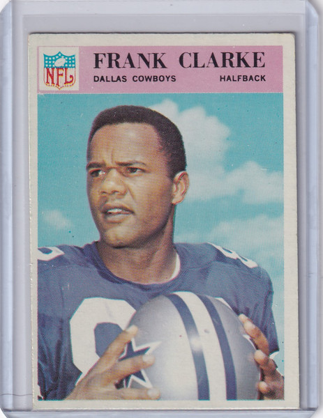 1966 Philadelphia Football #55 Frank Clarke - Dallas Cowboys