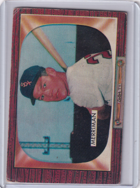 1955 Bowman Baseball #135 Lloyd Merriman - Chicago White Sox