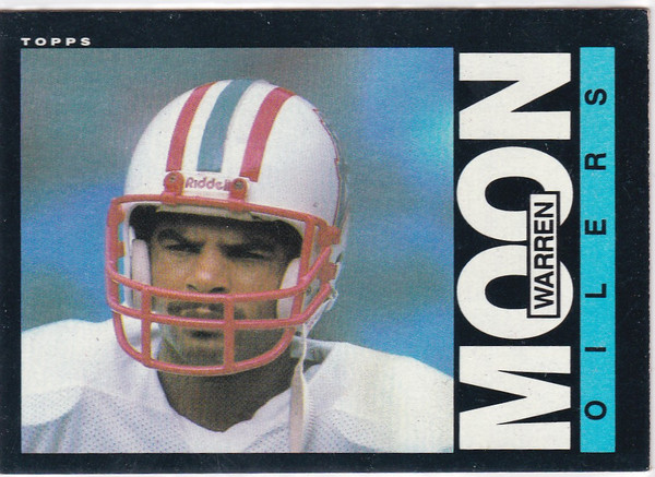1985 Topps #251 Warren Moon RC Houston Oilers
