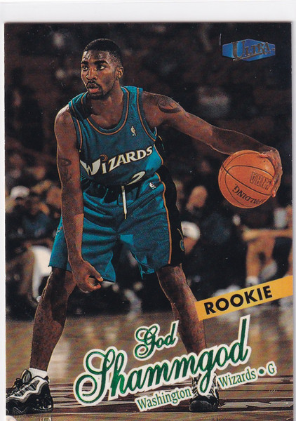 1998 FLEER #168 GOD SHAMMGOD GREEN- WASHINGTON WIZARDS