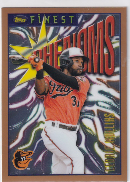2023 TOPPS FINEST #46 CEDRIC MULLINS STERLING- BALTIMORE ORIOLES