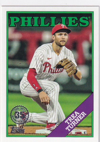 2023 TOPPS #88US-1 TREA TURNER- PHILADELPHIA PHILLIES